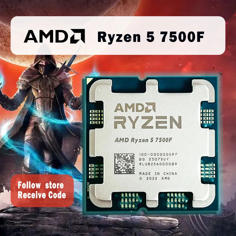 NEW AMD Ryzen 5 7500F R5 7500F 3.7GHz