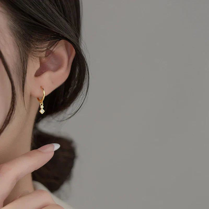 WANTME 925 Sterling Silver Luxury Zircon Statement Charms