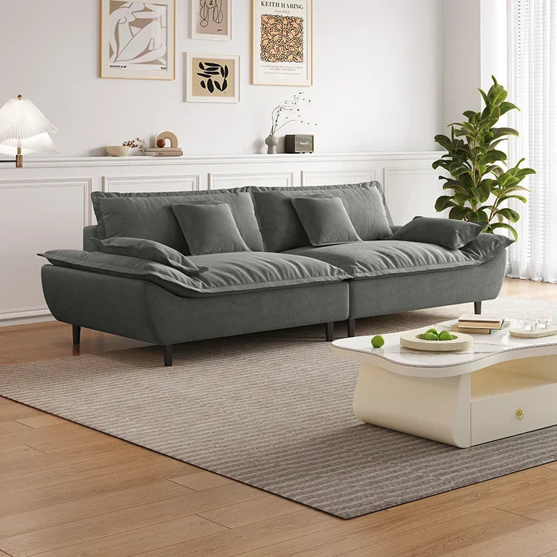 Cream Theater Nordic Living Room Sofas Upholstered Theater