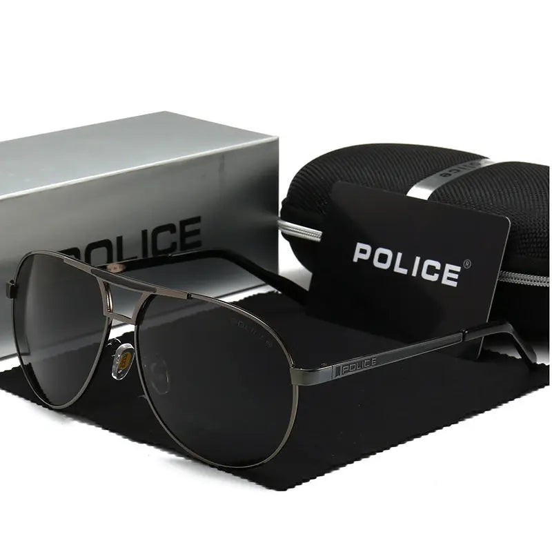 Luxury Brand POLICER Driving Sunglasses Men Polarized Sun