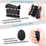 5pcs Fitness Hand Grips Set With Counter Adjustable