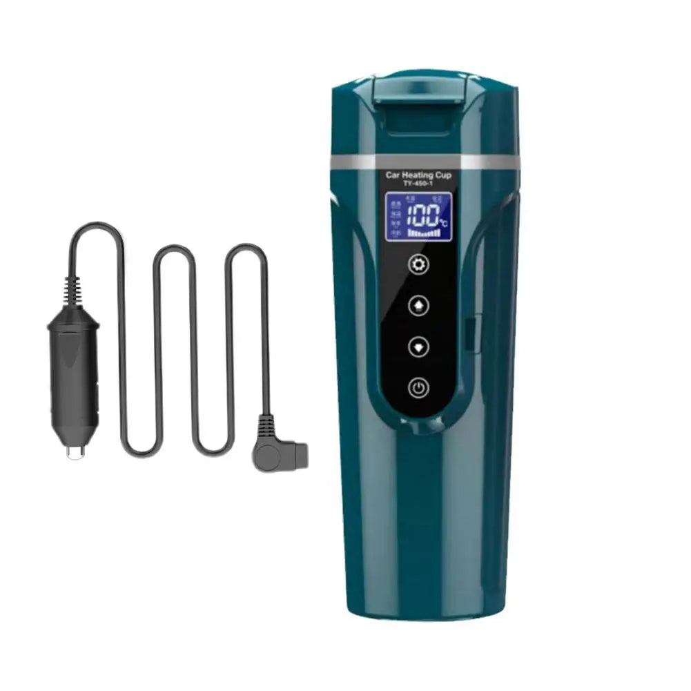 12V24V Digital Car Heating Cup With Temperature Control
