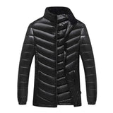 Men's Down Jacket Short Male Padded Coats Slim