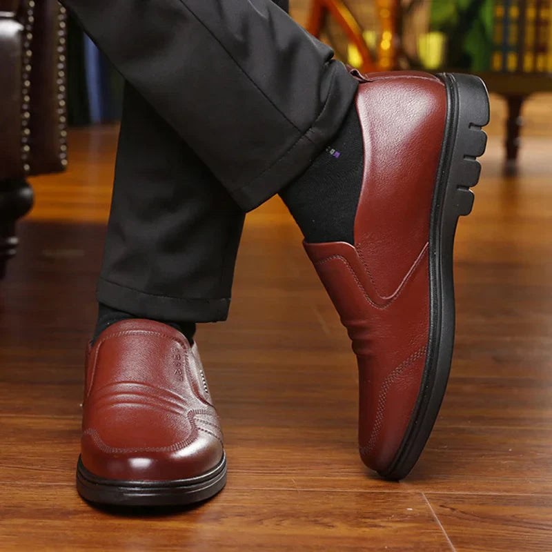 Man Sport Shoe Loafers Men Nonslip Leather Slipon