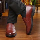Man Sport Shoe Loafers Men Nonslip Leather Slipon