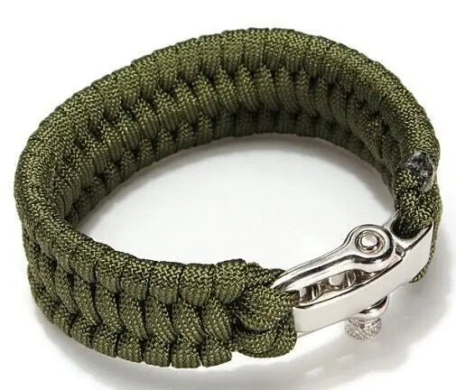 Braided Paracord Bracelets for Men Women Outdoor Camping