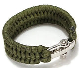 Braided Paracord Bracelets for Men Women Outdoor Camping