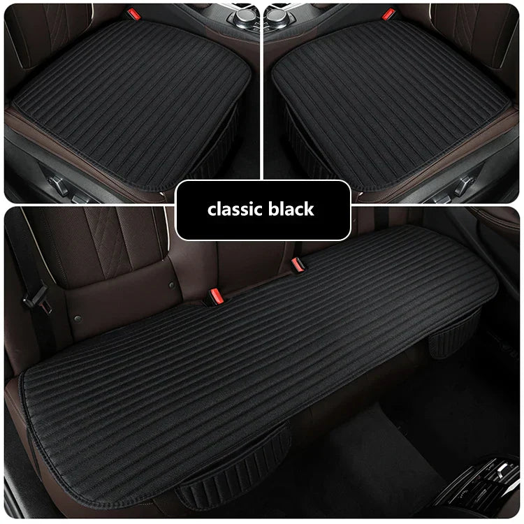 Car Seat Cover Flax Seat Protect Cushion Automobile