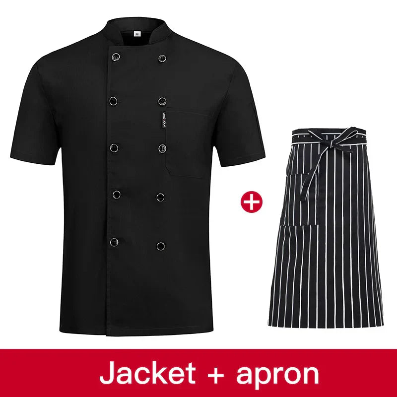 3 colors high quality Double breasted Chef uniform