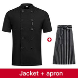 3 colors high quality Double breasted Chef uniform