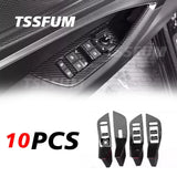 Car Interior Carbon Fiber Full Set Sticker for