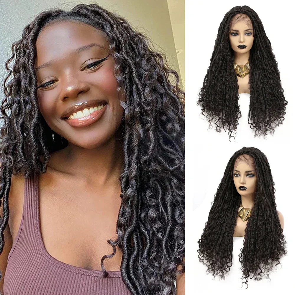 X-TRESS Braided Wigs Lace Front Wig for Black