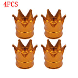 14PCS Creative Crown Aluminum Car Wheel Tyre Tire