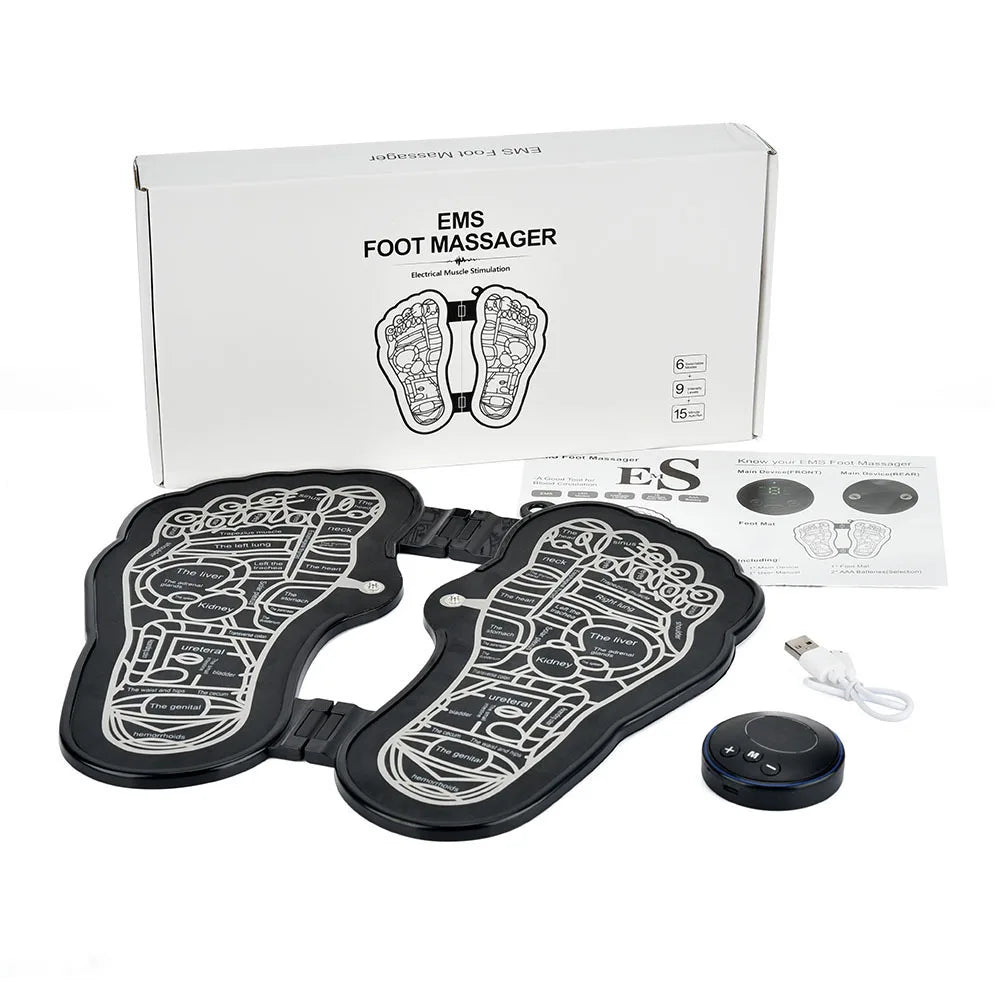 EMS Massage Foot Pad Usb Rechargeable Intelligent Massage