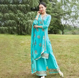 2022 Coat India Pakistan Punjabi Dupattas Daily Suits