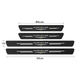 Car Door Sill Protector Carbon Fiber Threshold Decals