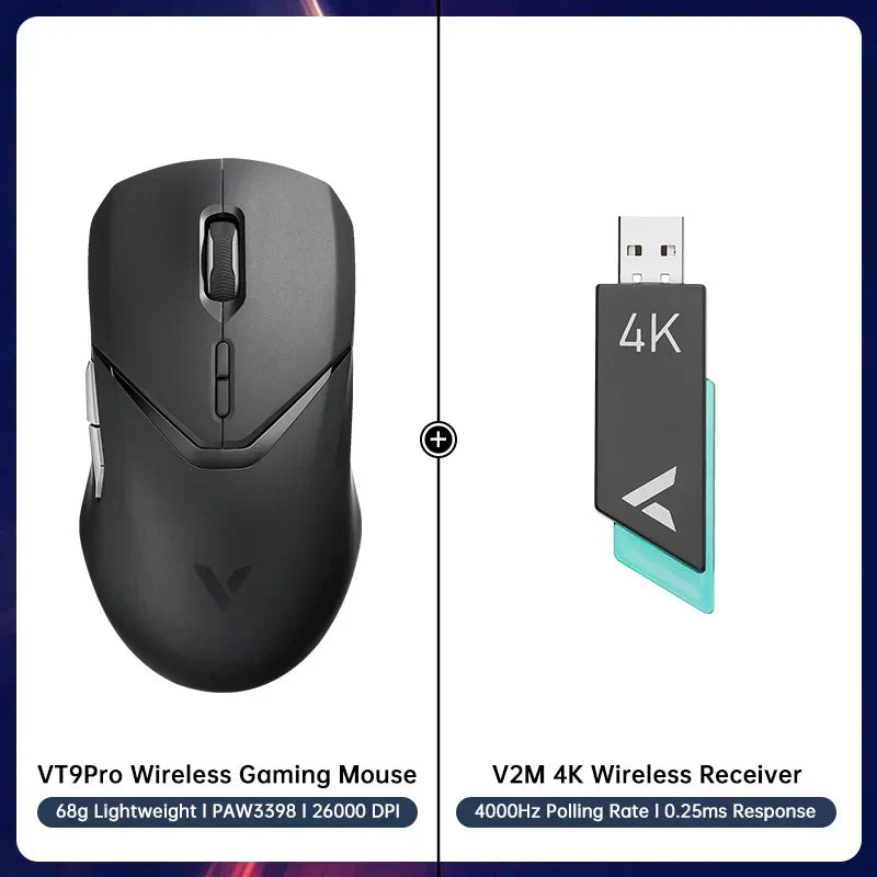 Rapoo VT9PRO Wireless Gaming Mouse Esports Grade 68g