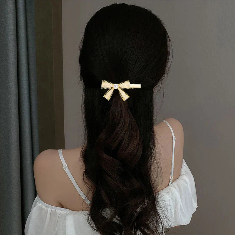 ZHBORUINI 2022 Natural Freshwater Pearl Hair Clips Ladies