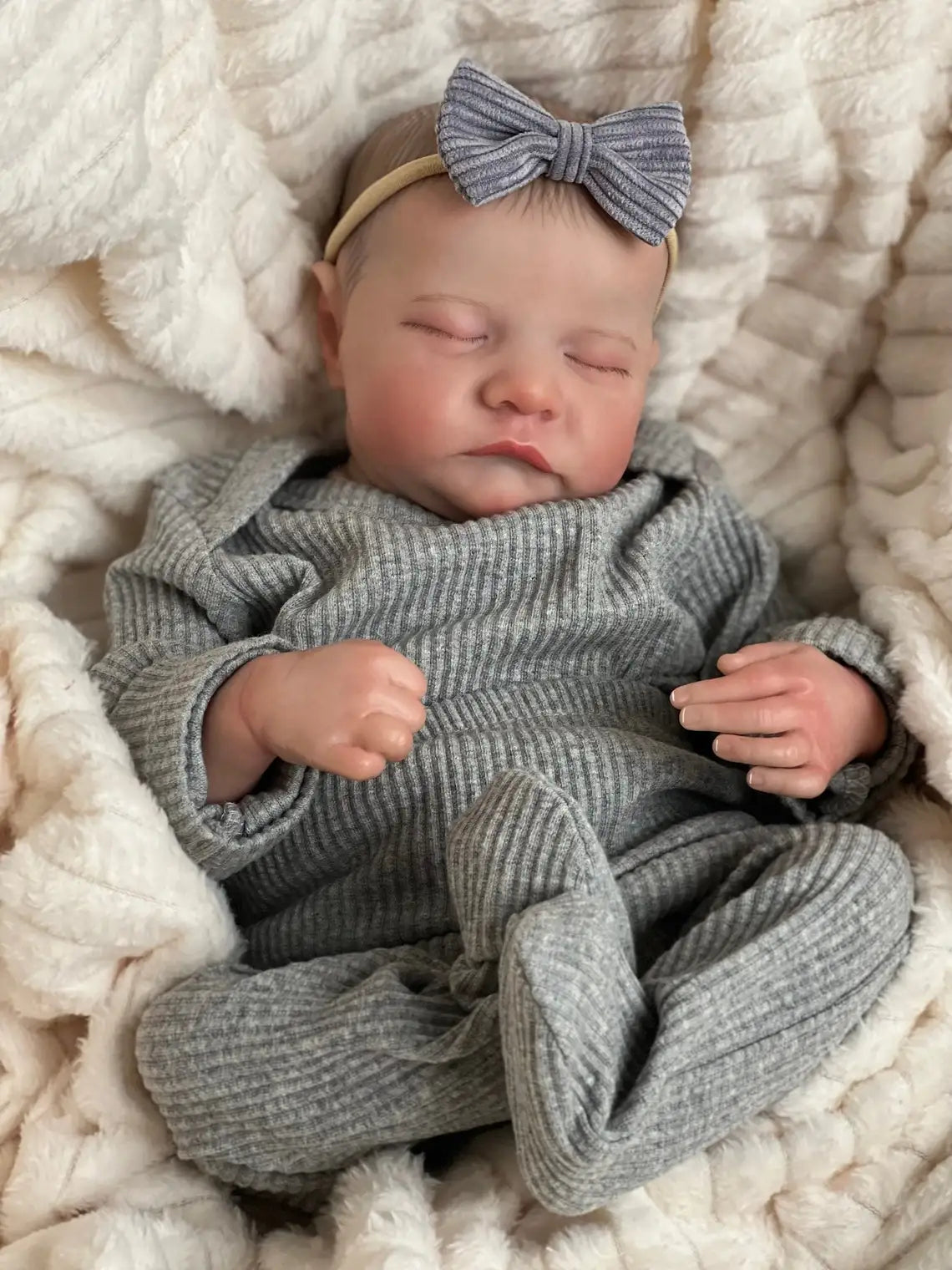 NPK 49CM Levi Newborn Baby Doll Reborn Sleeping