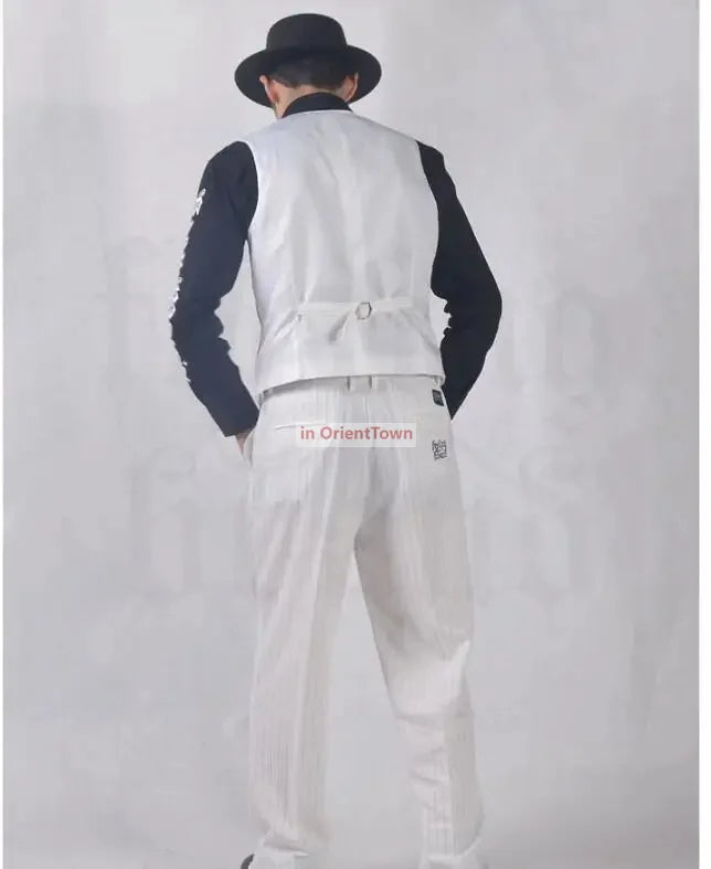 Hip Hop suit locking vest machine dance Clothing