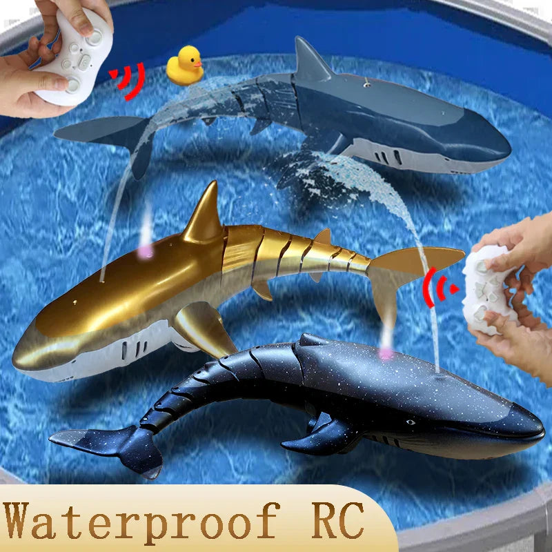 Rc Shark Robot Children Pool Beach Toy Kids