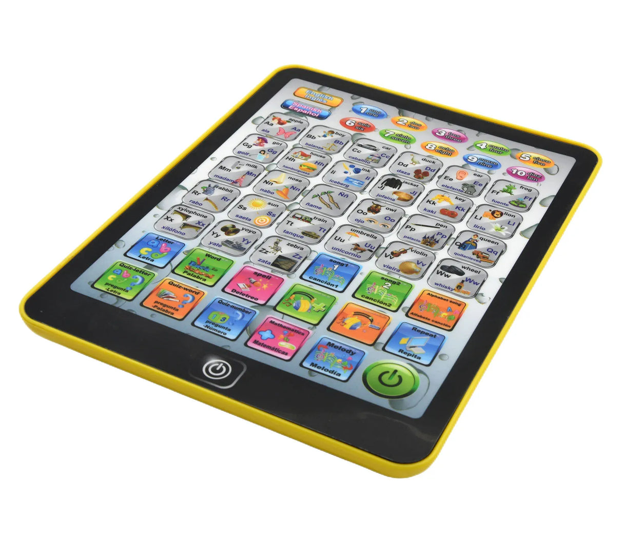 Spanish English Mini Tablet Learning Computer for Children