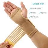 2pcs Elastic Bandage Wrist Guard Support Arthritis Sprain