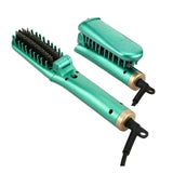 Foldable Electric Hot Comb 5-adjustable Crystal Straight Hair
