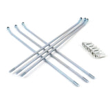 6PCS Spokes Wire Circle Nipples 18 19 21
