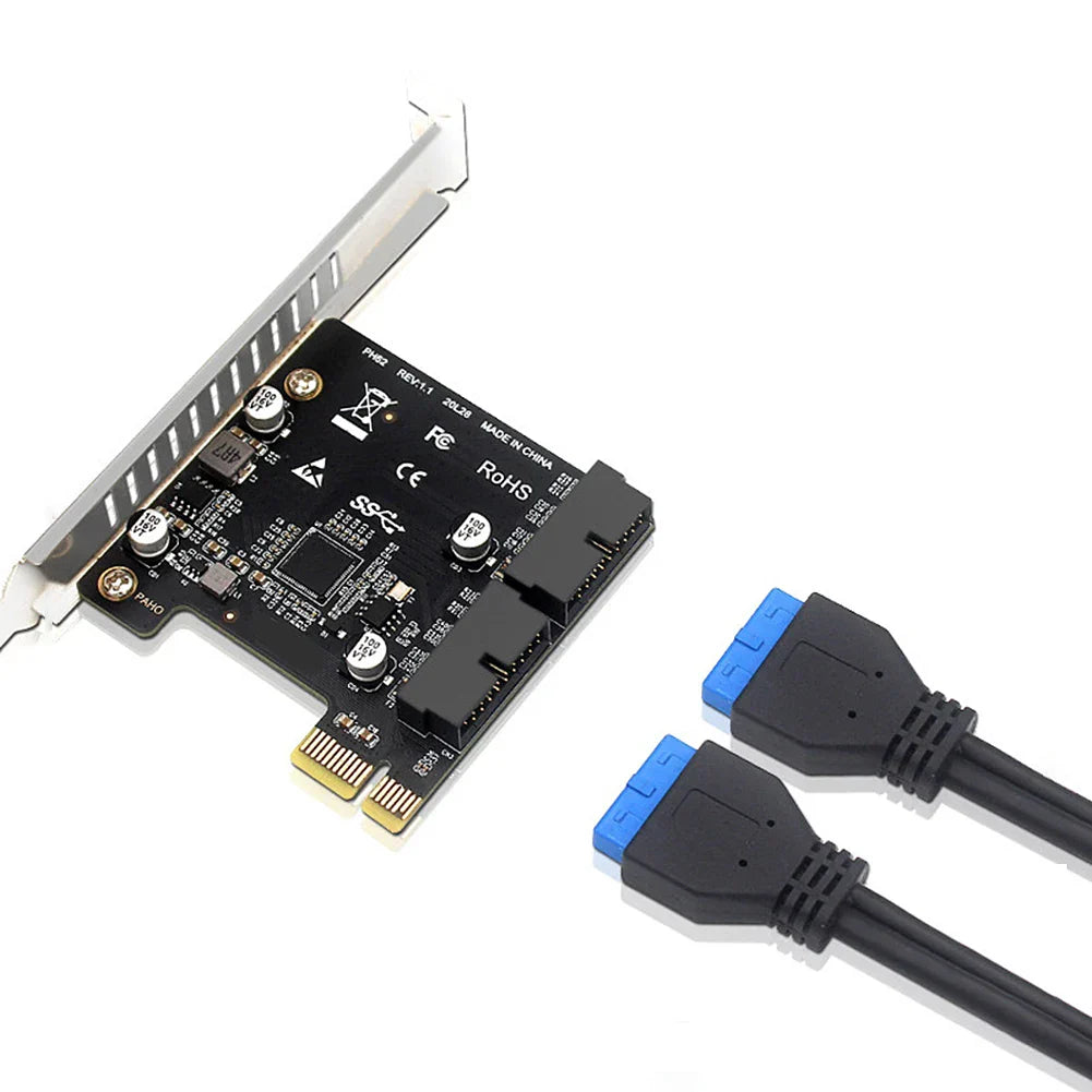 USB 3.0 PCI-E Expansion Card 19Pin 20Pin Header