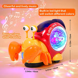 Children Toy Crawling Crab Walking Dancing Electronic Pets