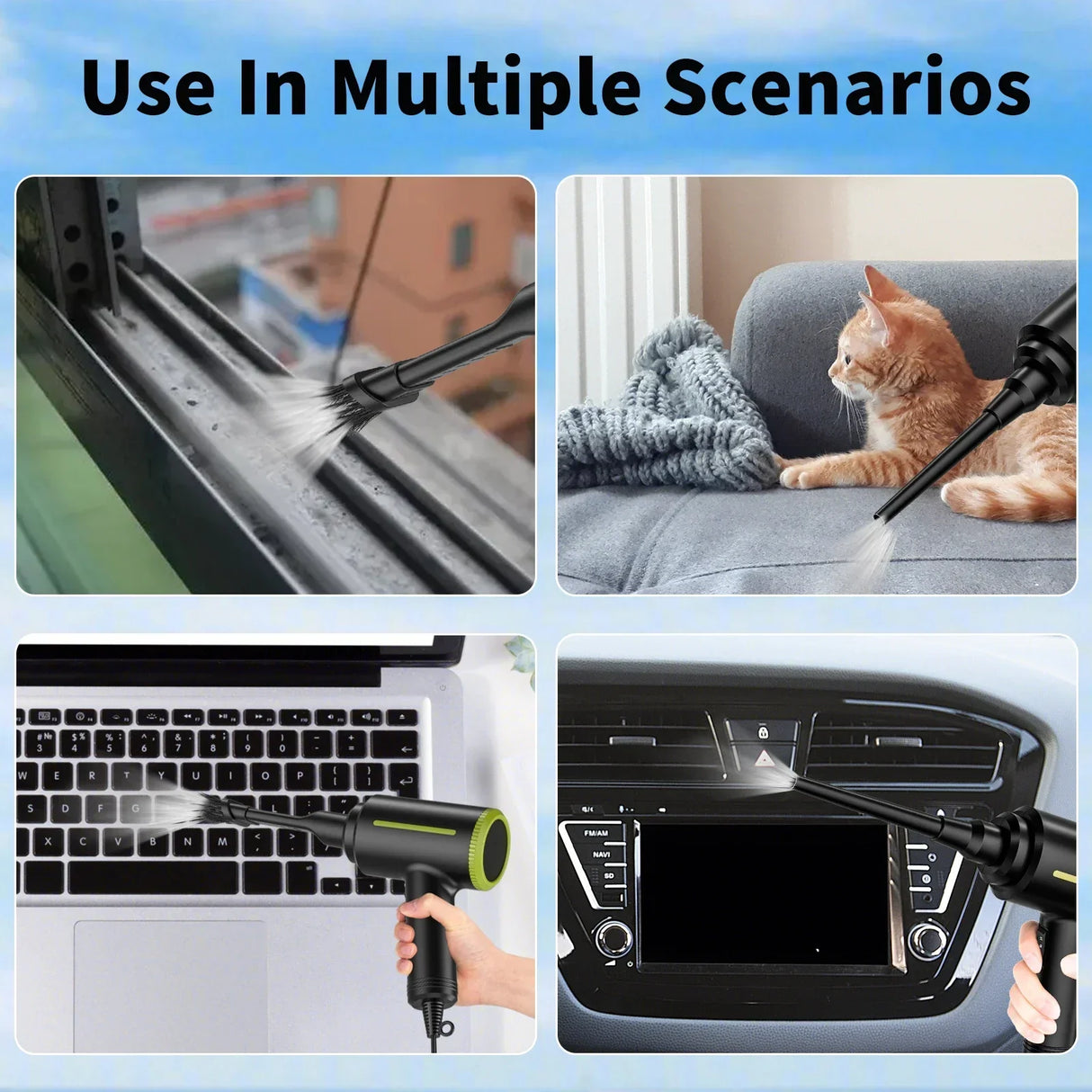 Electric Compressed Air Duster 500W Air Blower Air