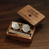 2023 Custom Bridegroom Wedding Cufflinks Sets Personalized Stainless