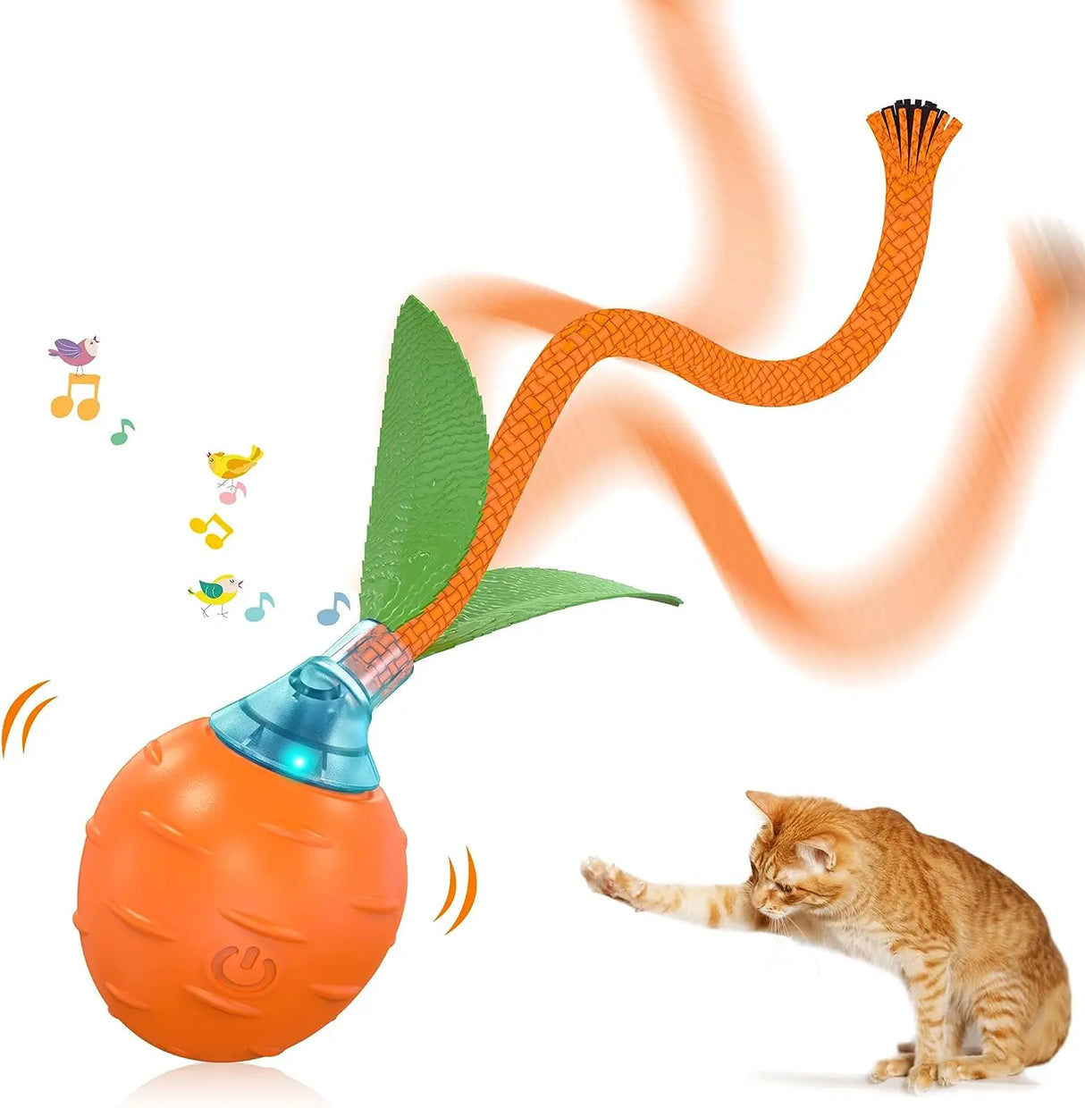 Interactive Cat Toy,3 Working Modes Irregular Motion Trajectory