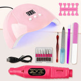 UV LED Lamp Kit With 20000RPM Electric Nail