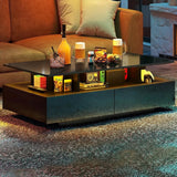 LED Coffee Table With Storage Conference Tables &