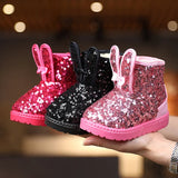 New Winter Children's Girls Snow Boots Cute Baby