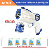 Children Bubble Gun Toy Astronaut Fully Automatic Bubble