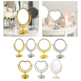 Tabletop Makeup Mirror Elegant Decorative 360 Degree Rotation