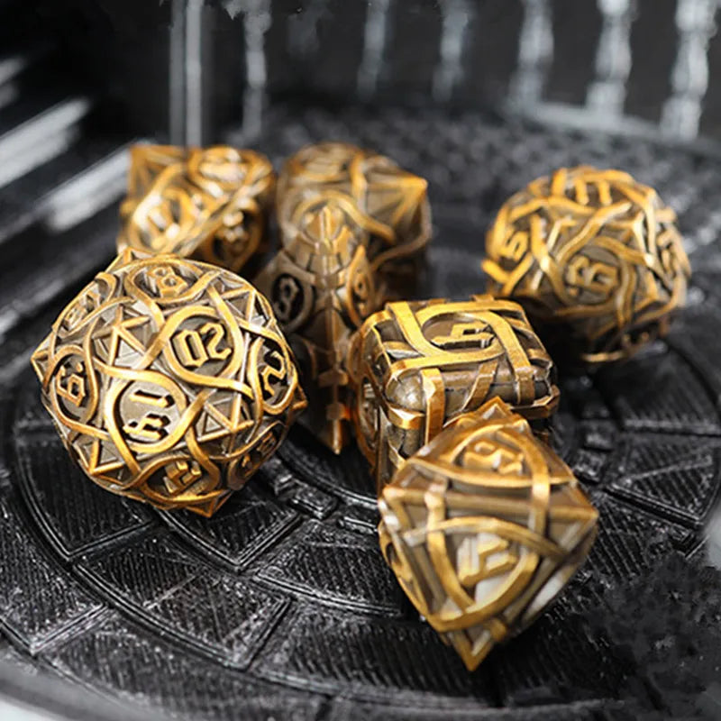 Special Offer Resin Metal Dice Set Sample With