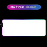 XGZ DIY RGB Computer Gaming Mouse Pad Custom