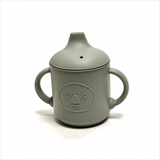 Children's Silicone Cup with Lid Learning Drinking Cup