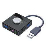 Nworld USB External Sound Card 3 Ports To