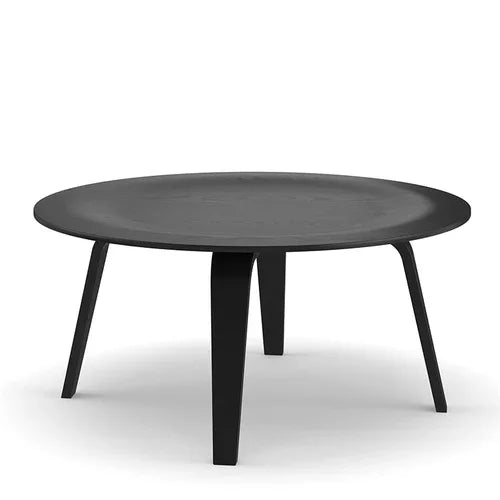 Modern Wood Round Coffee Table Centre Easthetic Dining