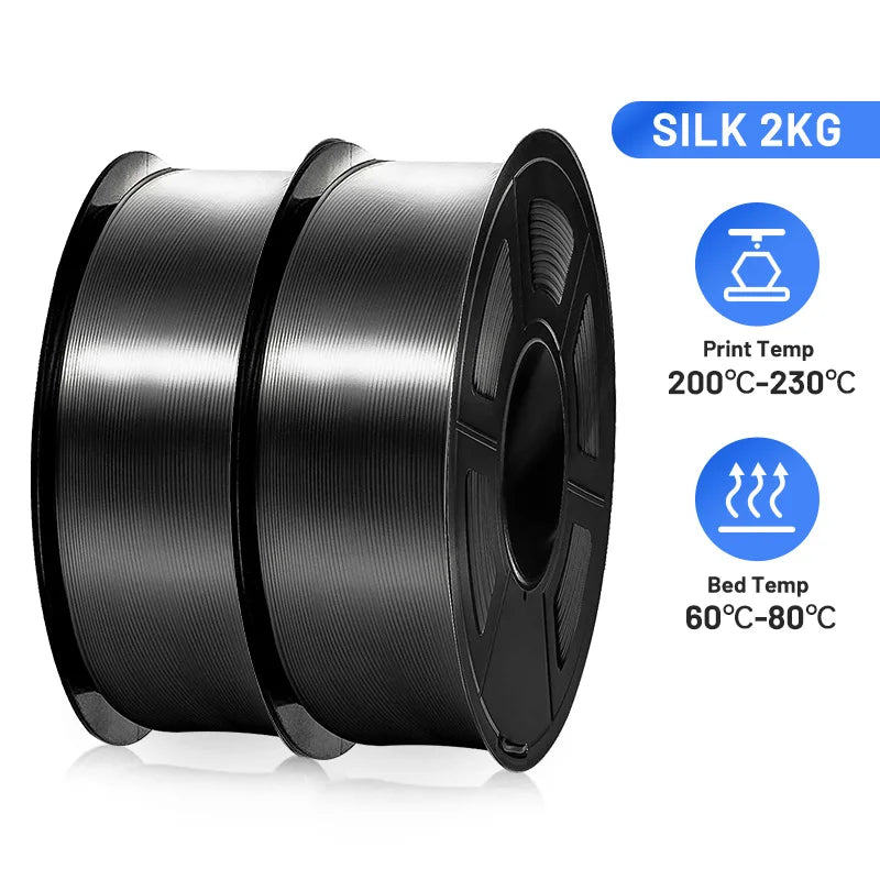 2KG PLA SILK Filament 1.75mm PLA Plus SILK