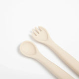 Food Grade Baby Soft Silicone Spoon Fork Set