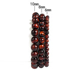 Original Lightning Red Tiger Eye Bracelets Men 6-16mm