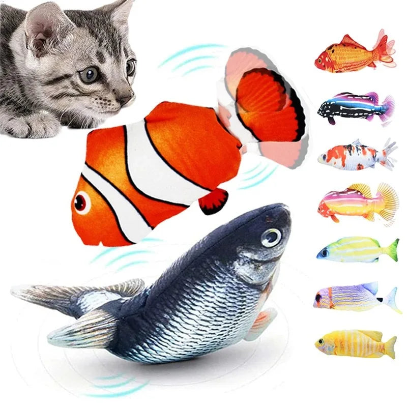 Baby Electric Fish Toy Plush Simulation Animal Electric