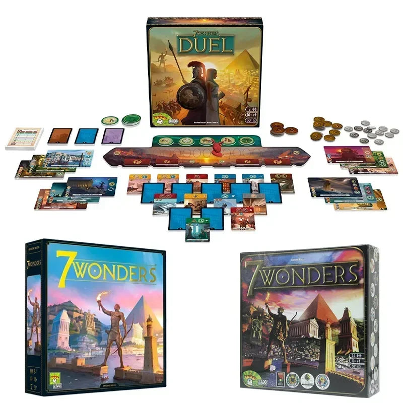 7 Wonders Basic Duel English Version Board Games
