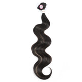 X-TRESS Body Wave Hair Bundles With Middle Part